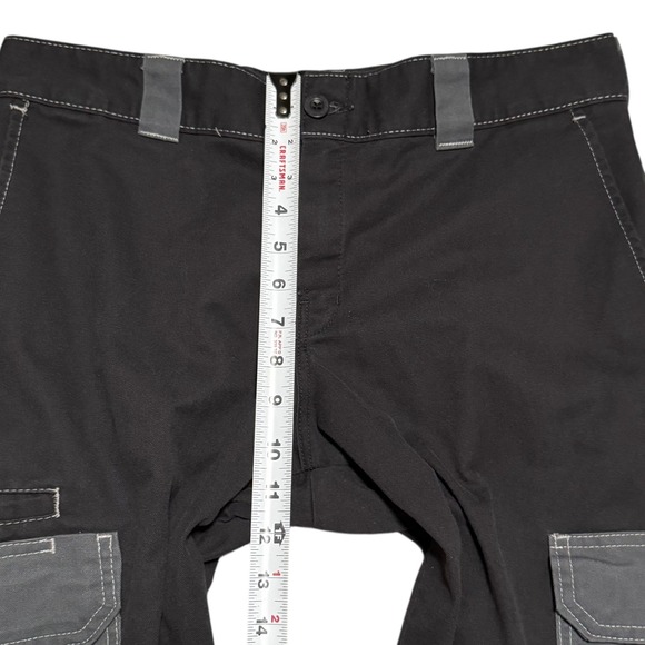 Dickies Flex Cargo Straight Leg Cargo Pants Men's 33x30 Tonal Black/Gray - Picture 8 of 10